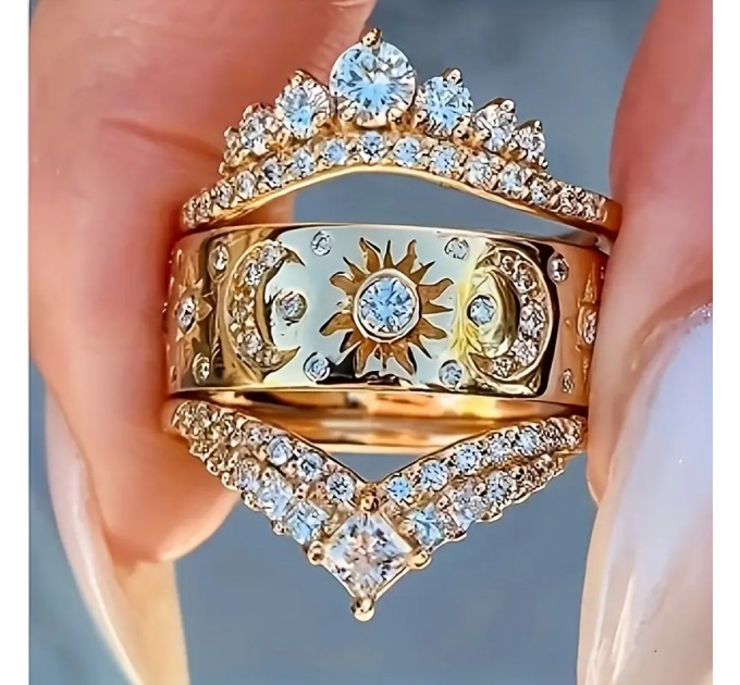 Набір з 3 жіночих обручок