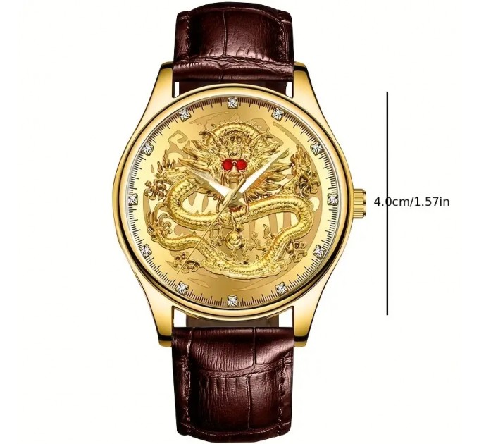 Кварцовий годинник Fashion Dragon для чоловіків
