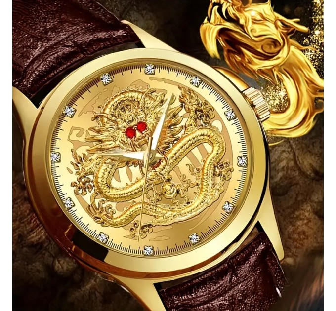 Кварцовий годинник Fashion Dragon для чоловіків