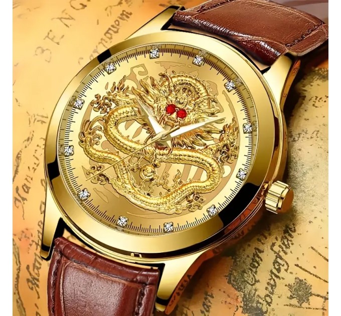 Кварцовий годинник Fashion Dragon для чоловіків