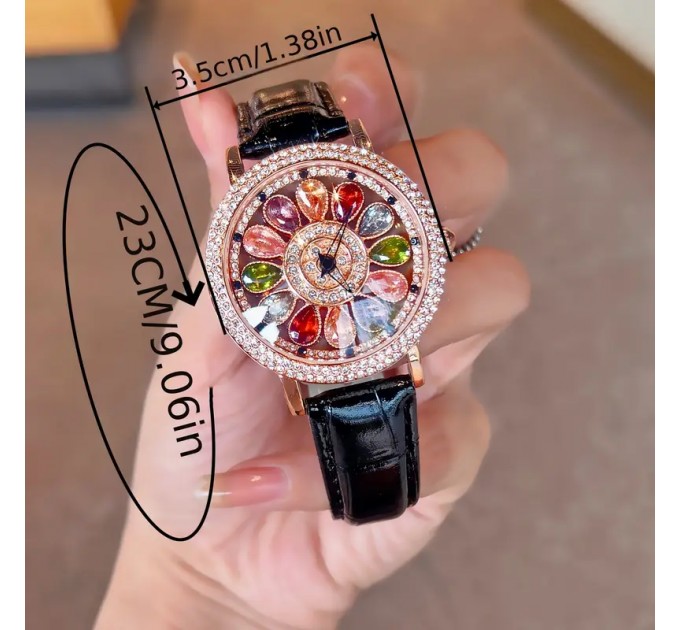 Модний кварцовий наручний годинник для жінок