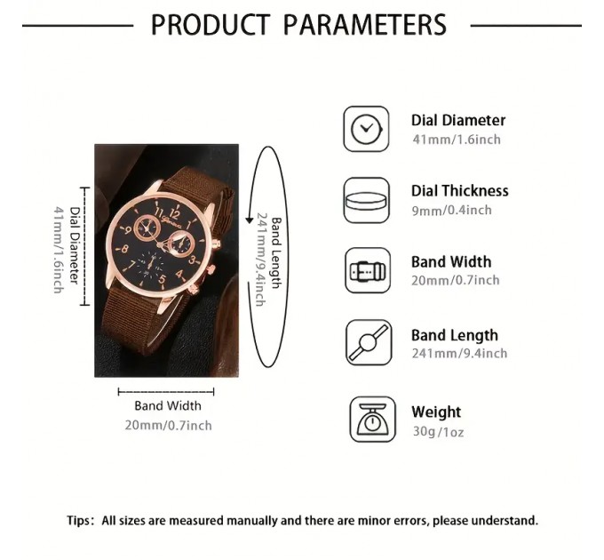 Жіночий модний кварцовий годинник та браслети