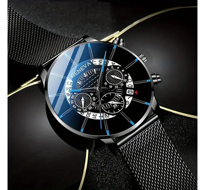 Чоловічий кварцовий годинник з нержавіючої сталі