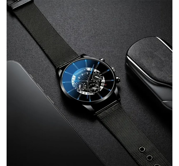 Чоловічий кварцовий годинник з нержавіючої сталі