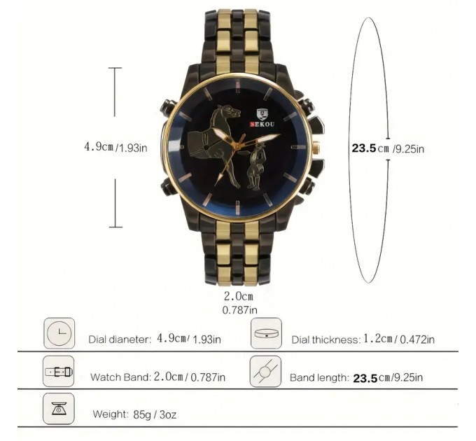 Елегантний кварцовий годинник з неперевершеним дизайном