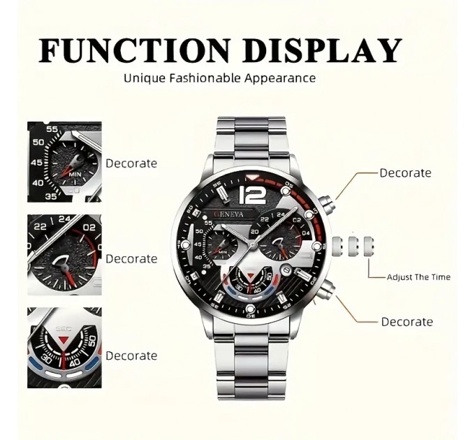 Чоловічий кварцовый годинник